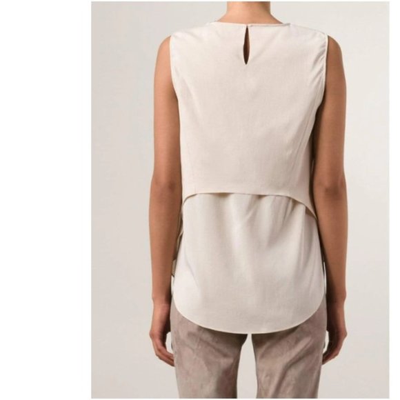 BRUNELLO CUCINELLI Double Layer Top - Size Large (US 8) - Picture 3 of 4